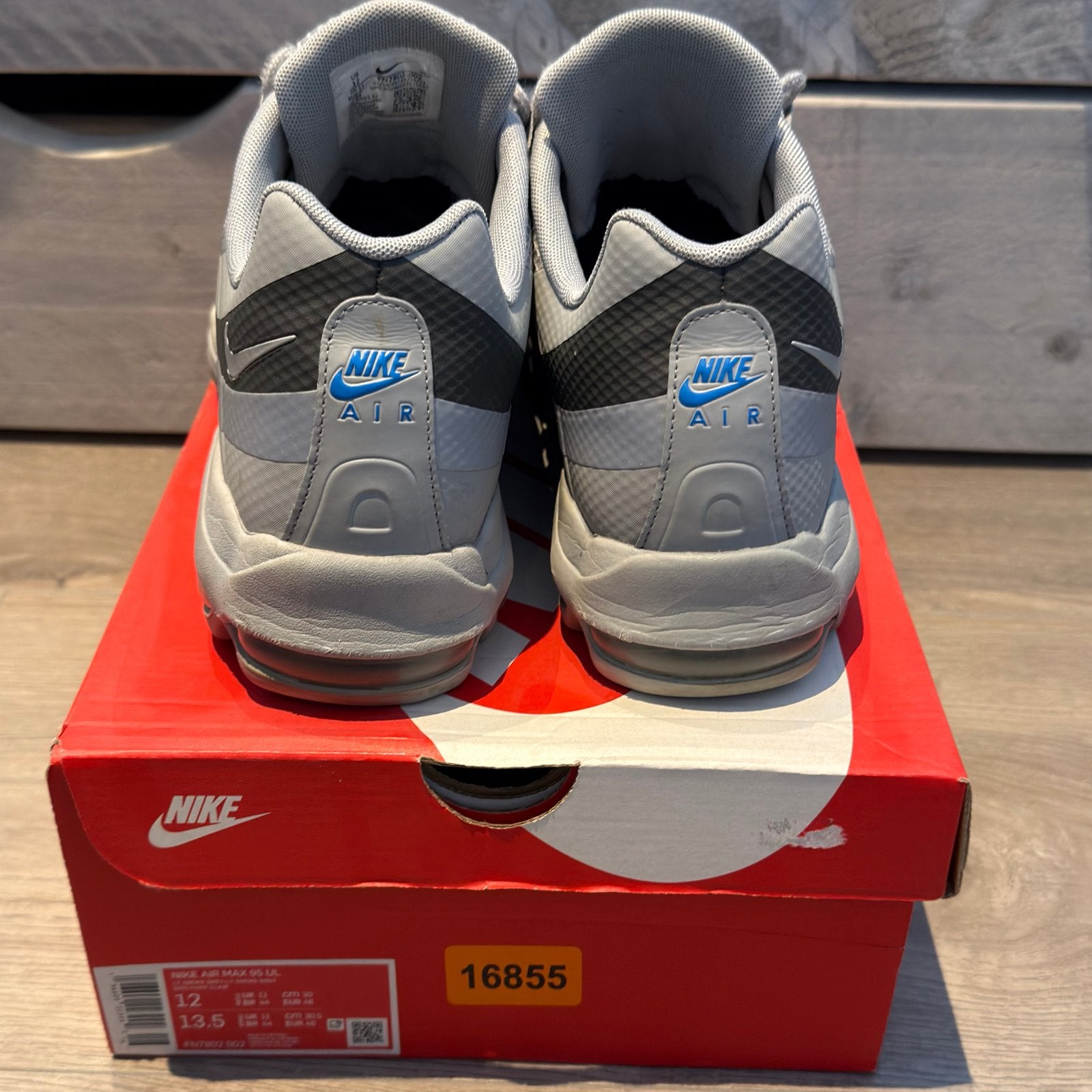 Nike Air Max 95 Ultra Smoke Grey - Maat 46, Overige kleuren, Ophalen of Verzenden, Sneakers of Gympen, Gedragen