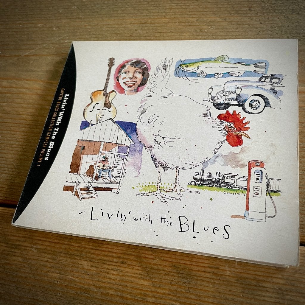 Livin’ With The Blues, Verzenden, Zo goed als nieuw, Blues