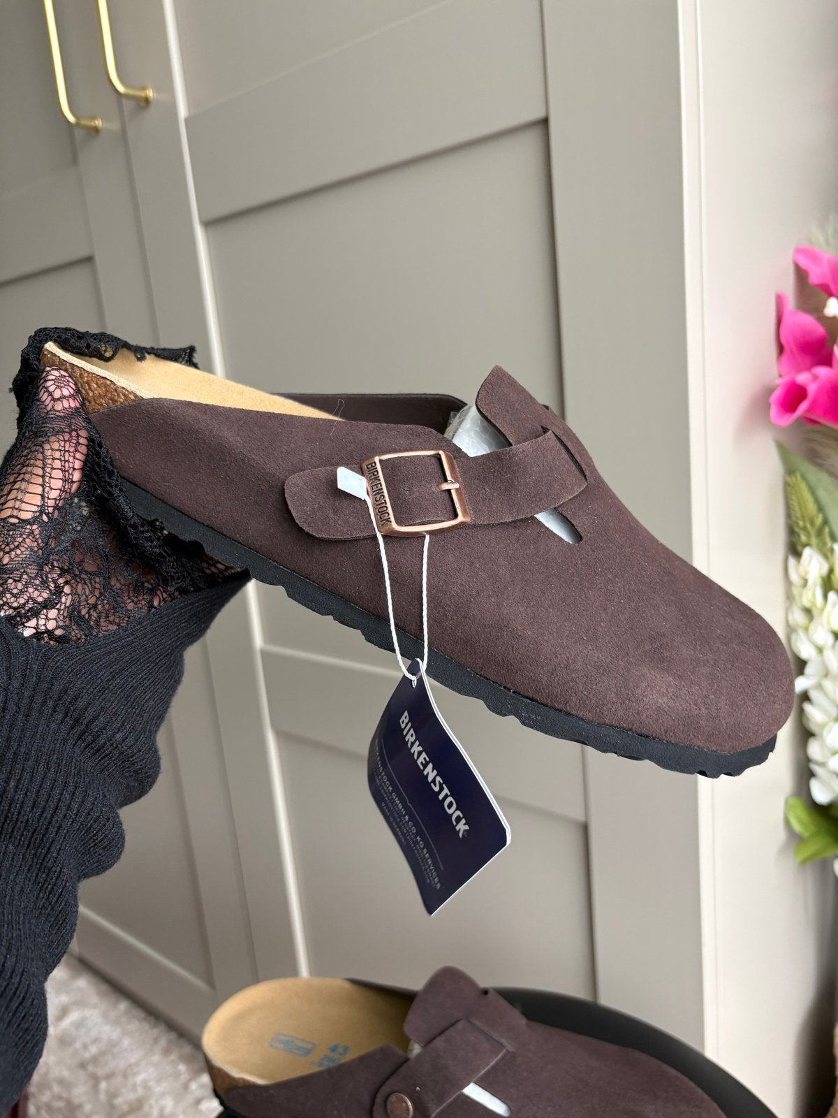 Birkenstock Boston Clogs maat 43 - Zo goed als nieuw, Ophalen of Verzenden, Zo goed als nieuw, Bruin