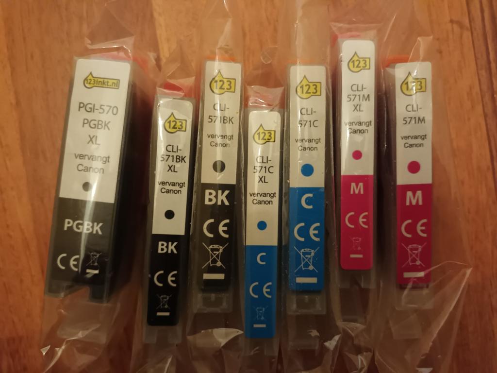 Inktpatroon inkt cartridges inktcartridge vervangt Canon, Ophalen of Verzenden, Nieuw, Cartridge, 123inkt.nl (vervangt HP/Canon)