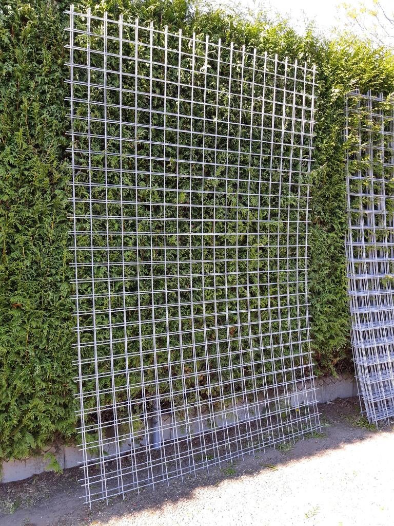 IJZEREN betonmat, bouwstaalmat, betongaas 100x100x5 Verzinkt, Tuin en Terras, Ophalen, Zo goed als nieuw, Minder dan 10 meter