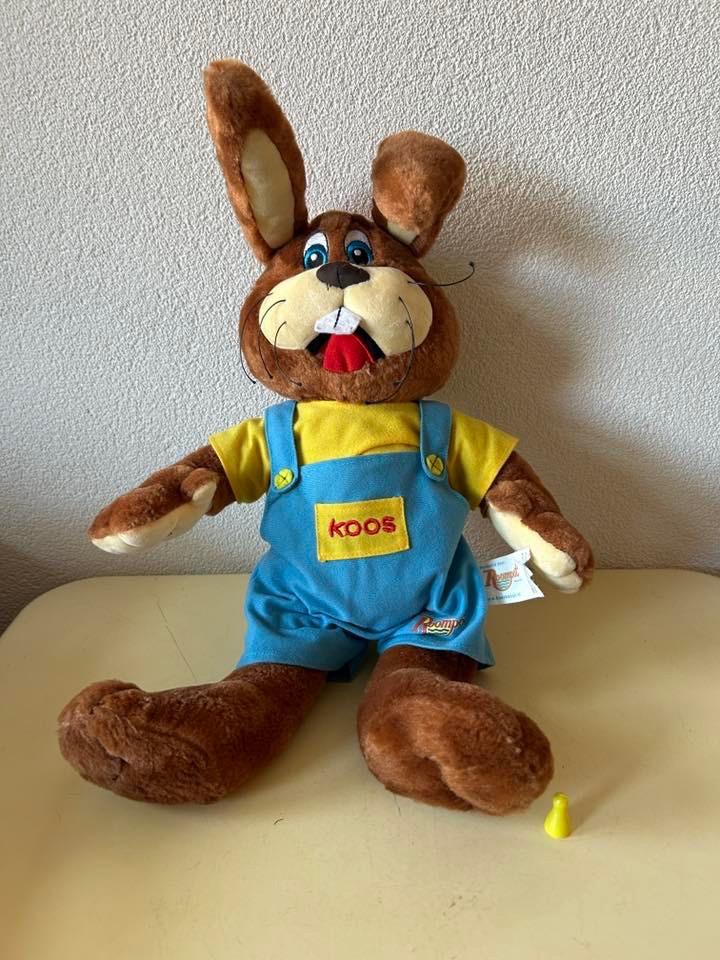 Koos Konijn 50cm knuffel, Overige merken, Overige karakters, Konijn, Ophalen of Verzenden