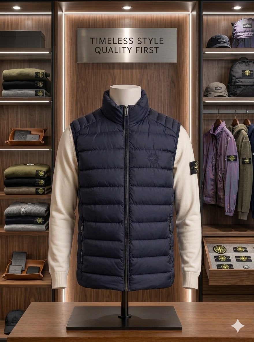 Stone island Bodywarmer + Sweater - maat M, Kleding | Heren, Bodywarmers, Ophalen of Verzenden, Nieuw, Maat 48/50 (M), Blauw