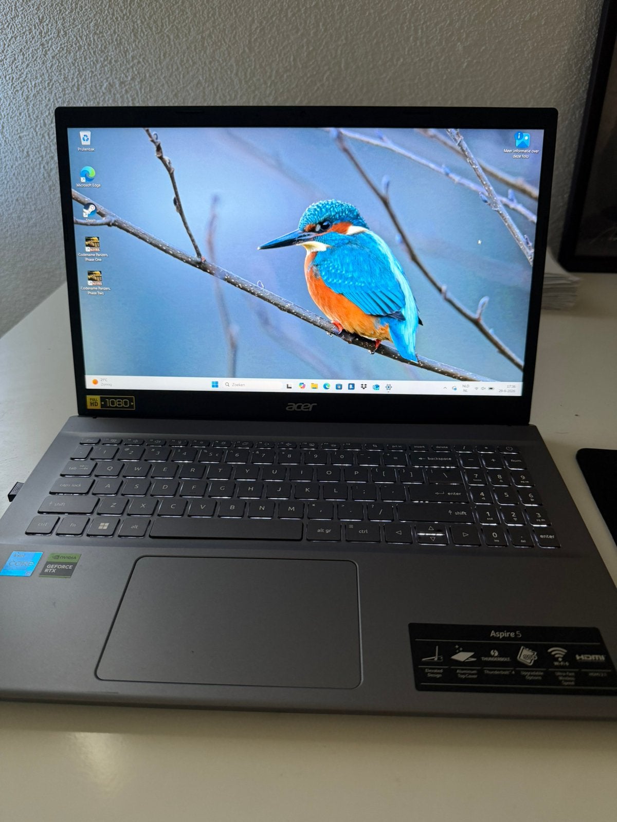 Acer aspire 5 laptop A515-57G, Computers en Software, Windows Laptops, Ophalen, Zo goed als nieuw, 15 inch, 2 tot 3 Ghz