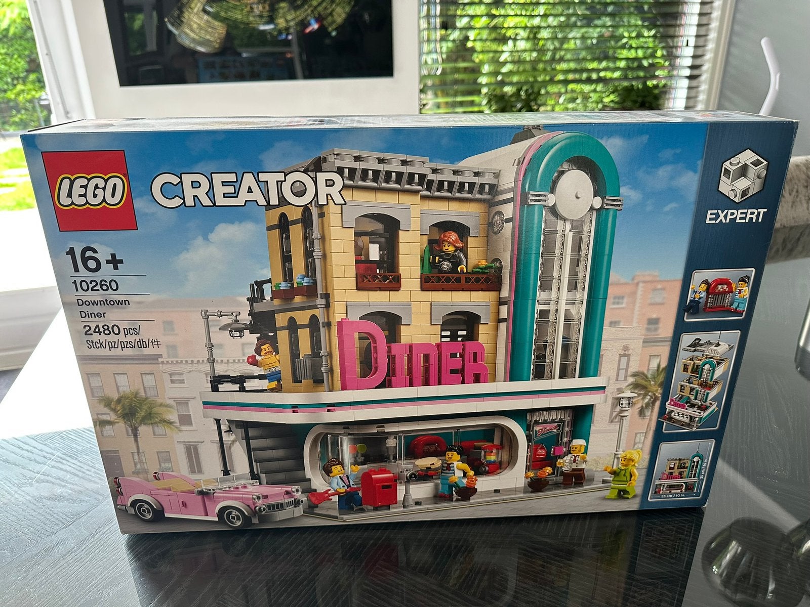 Lego Creator Downtown Diner 10260, Kinderen en Baby's, Ophalen, Lego, Zo goed als nieuw, Compleet
