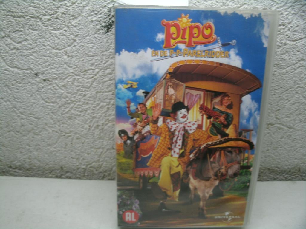 vhs 175a pipo en de p-p-parelridder, Cd's en Dvd's, Alle leeftijden, Ophalen of Verzenden, Zo goed als nieuw
