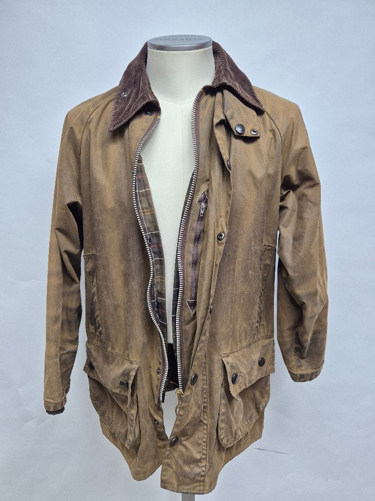 Barbour 'Classic Beaufort' wax jas, maat Small, Kleding | Heren, Barbour, Bruin, Ophalen of Verzenden, Gedragen