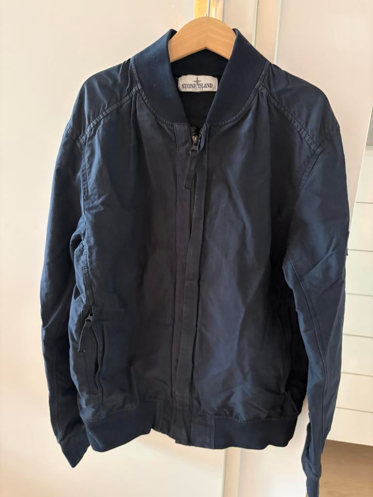 Stone Island junior zomerjas maat 12/156, Ophalen, Gebruikt, Jongen, Jas