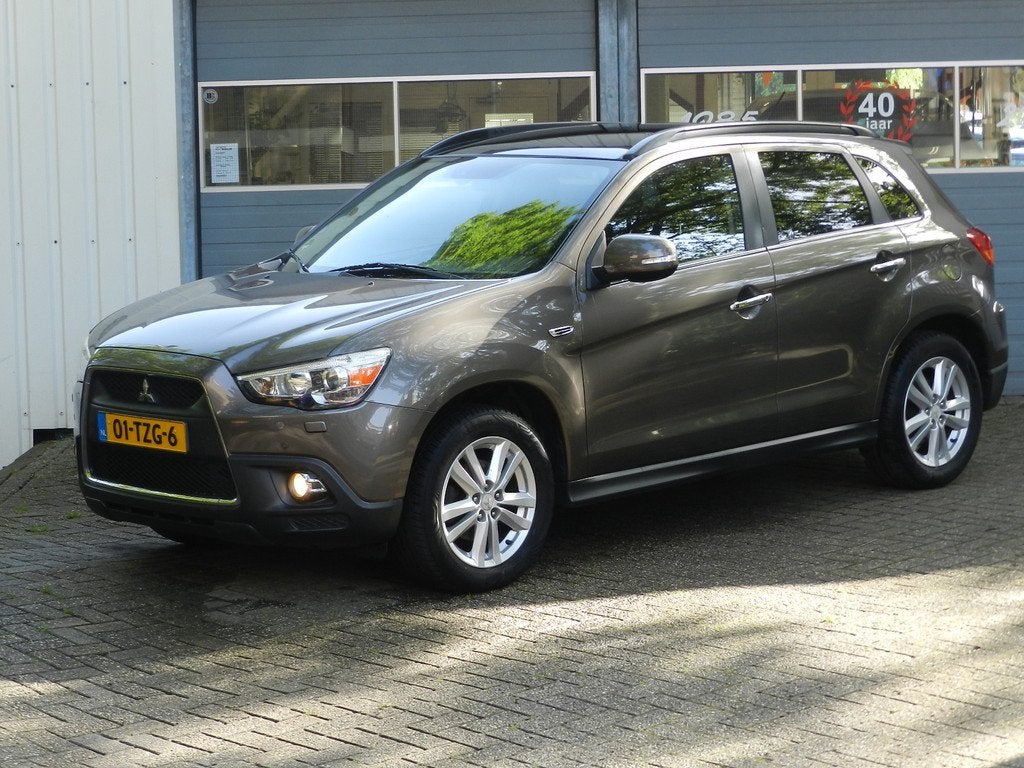 Mitsubishi ASX 1.6 Instyle ClearTec 5Drs Climate & Cruise co, Auto's, Mitsubishi, Voorwielaandrijving, Euro 5, Gebruikt, Zwart