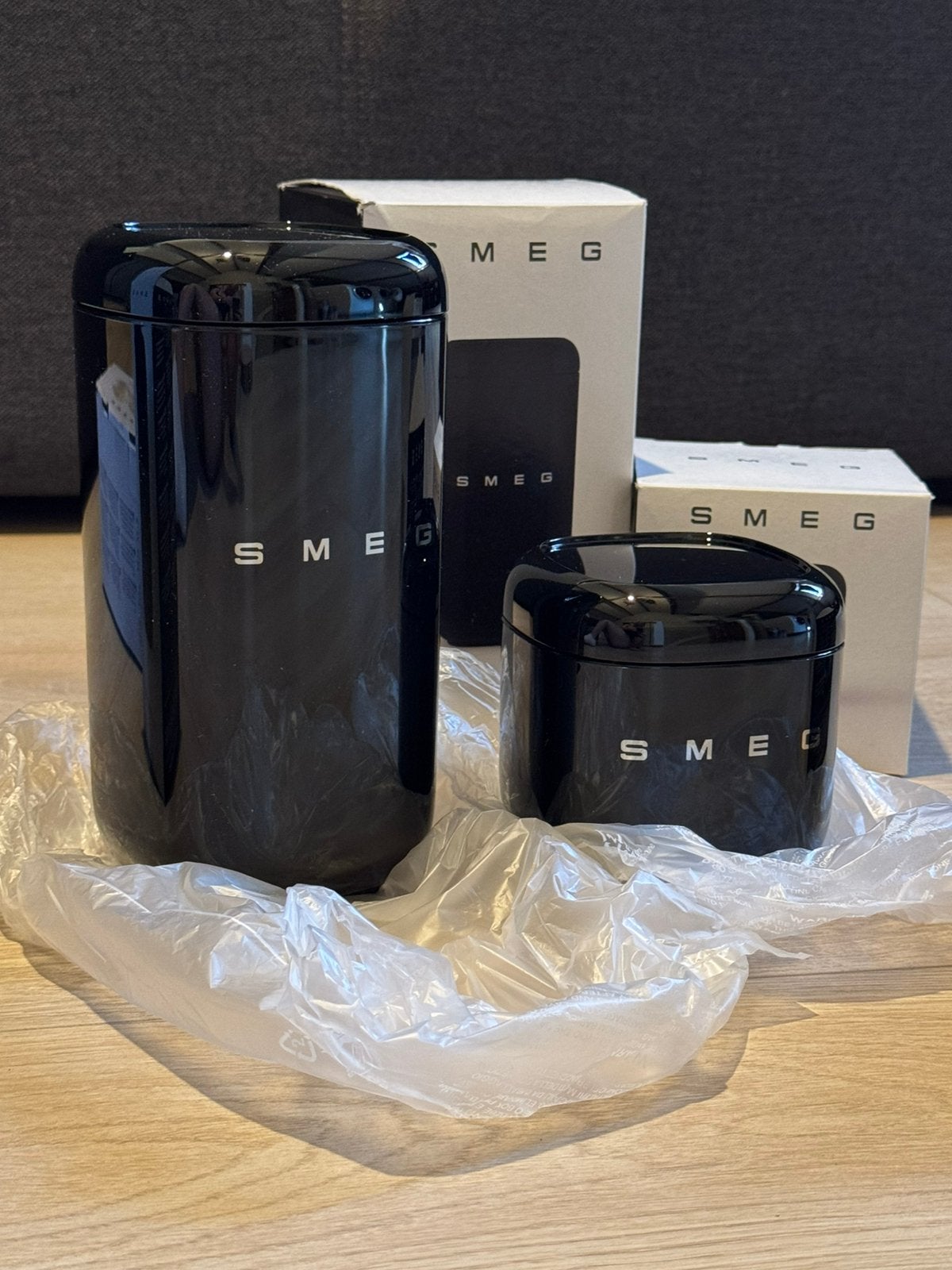 SMEG voorraadbus 4X Nieuw, Kunststof, Nieuw, Ophalen of Verzenden, Smeg