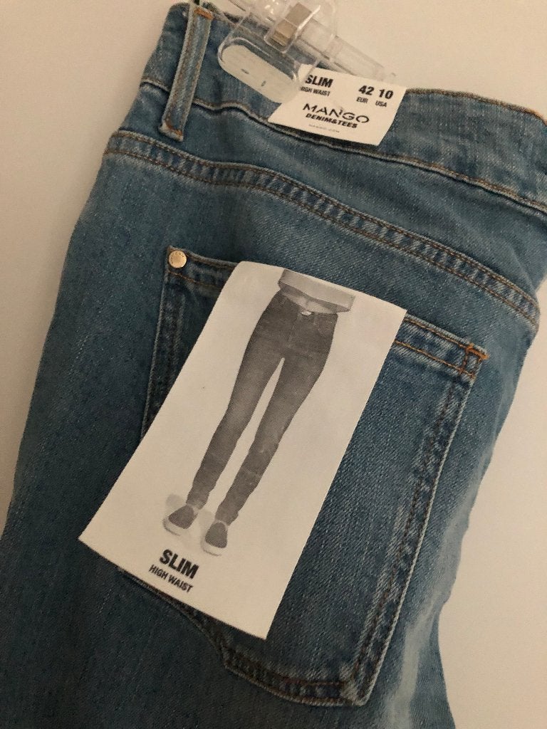 Leuke Mango dames jeans!, Ophalen, Mango, Blauw, Nieuw