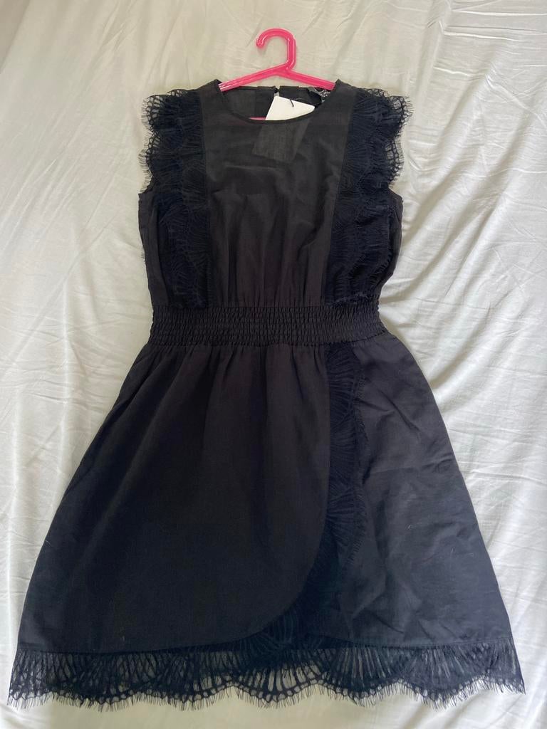 Nikkie by Kate Moss Ferona Jurk Zwart Maat 36, Zwart, Nieuw, Ophalen of Verzenden, Maat 36 (S)