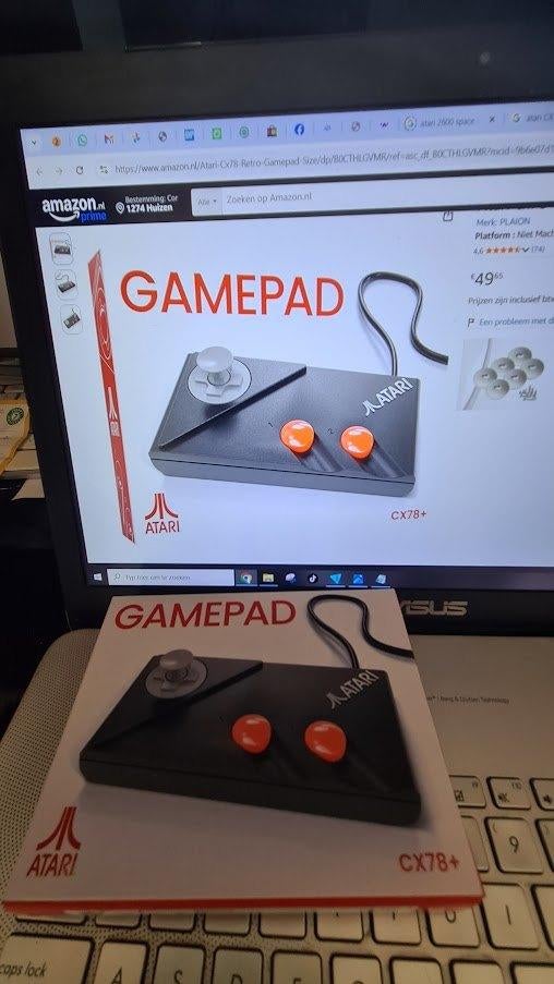 Atari Gamepad CX78+ Atari 2600 2600+ 7800, Verzenden, 1 speler, Racen en Vliegen, Vanaf 3 jaar