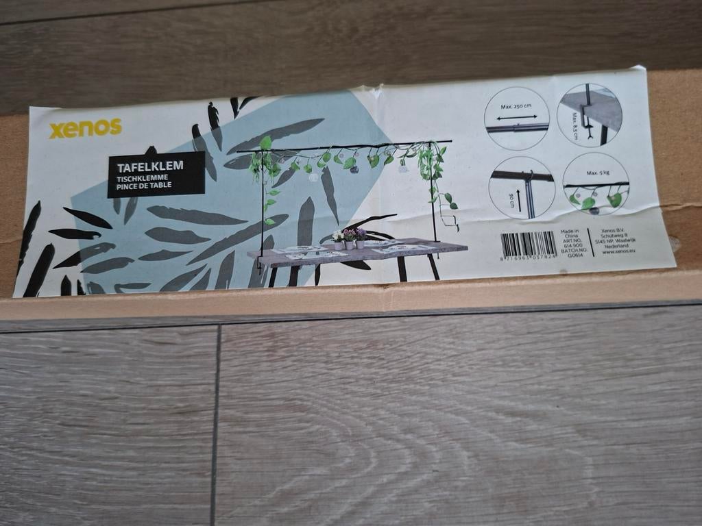 Tafelklem, Ophalen, Zo goed als nieuw
