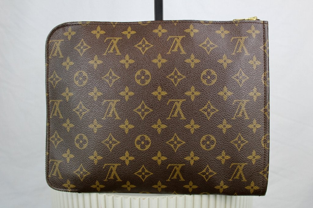 Louis Vuitton Posh Documents - 1228, Gebruikt, Bruin, Ophalen of Verzenden, Louis Vuitton