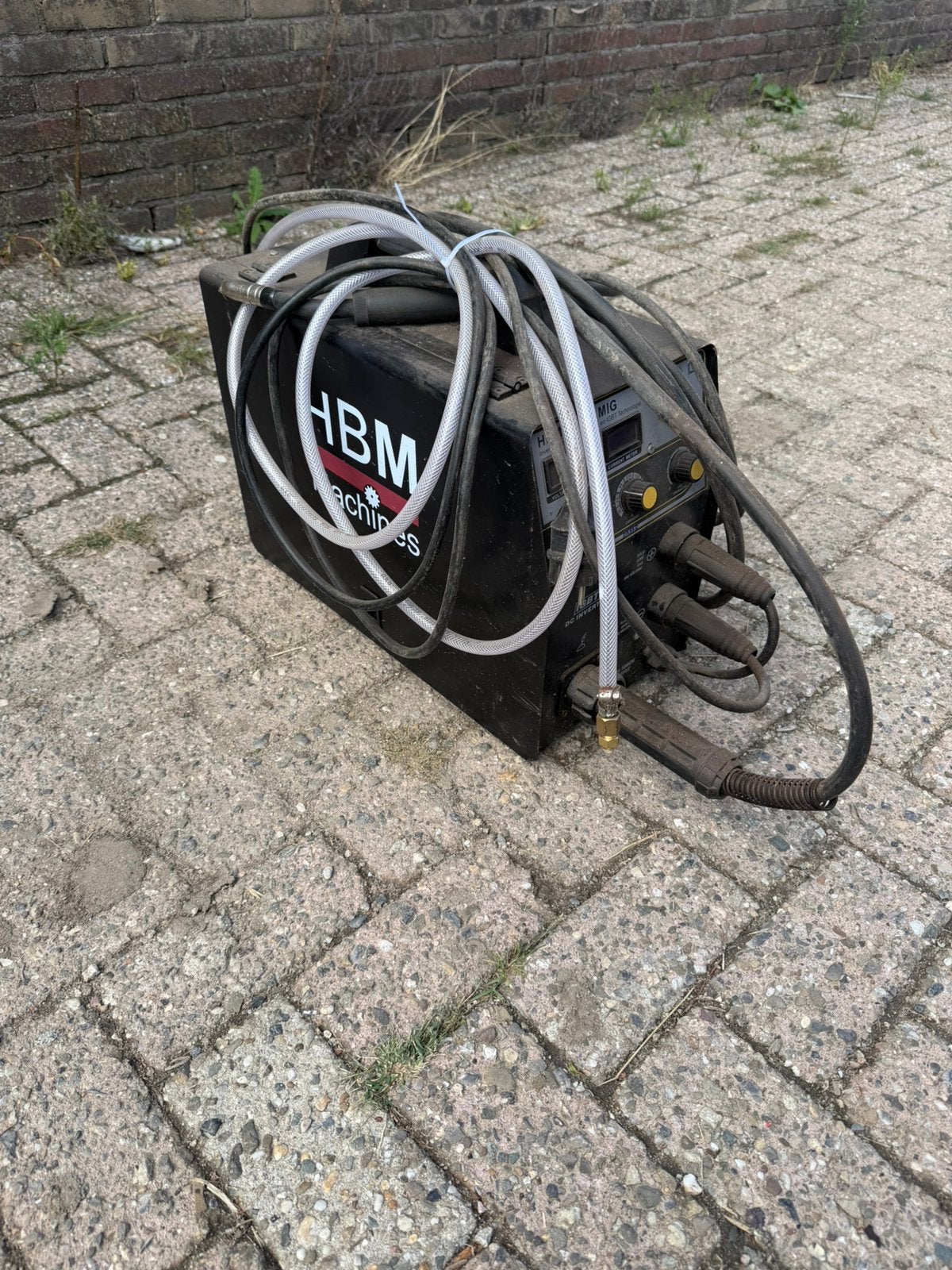 HBM mig/mag/elektrode lasapparaat, Ophalen, Gebruikt, 150 tot 250 ampère, Co2