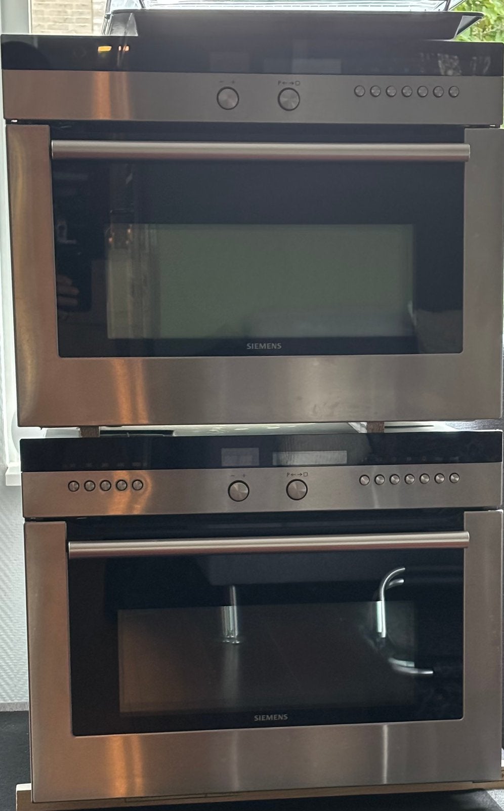 Siemens Bakoven & Combimagnetron 45 nis-hoogte inbouw, Witgoed en Apparatuur, Ophalen, 45 tot 50 cm, Gebruikt, Siemens