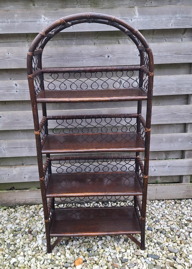 Prachtige rotan,bamboe boogkast., Ophalen of Verzenden, Huis en Inrichting