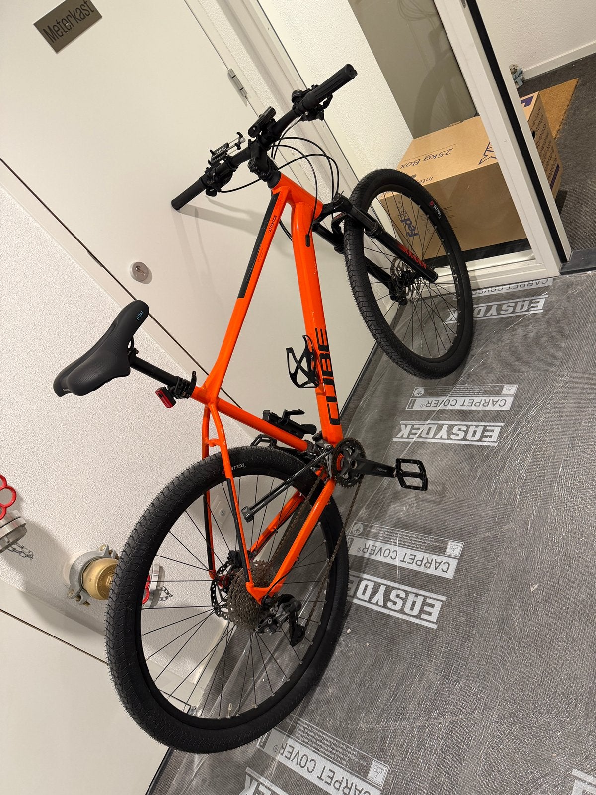 Cube Attention mountainbike, oranje met zwart XXL, Ophalen, Zo goed als nieuw, Overige merken