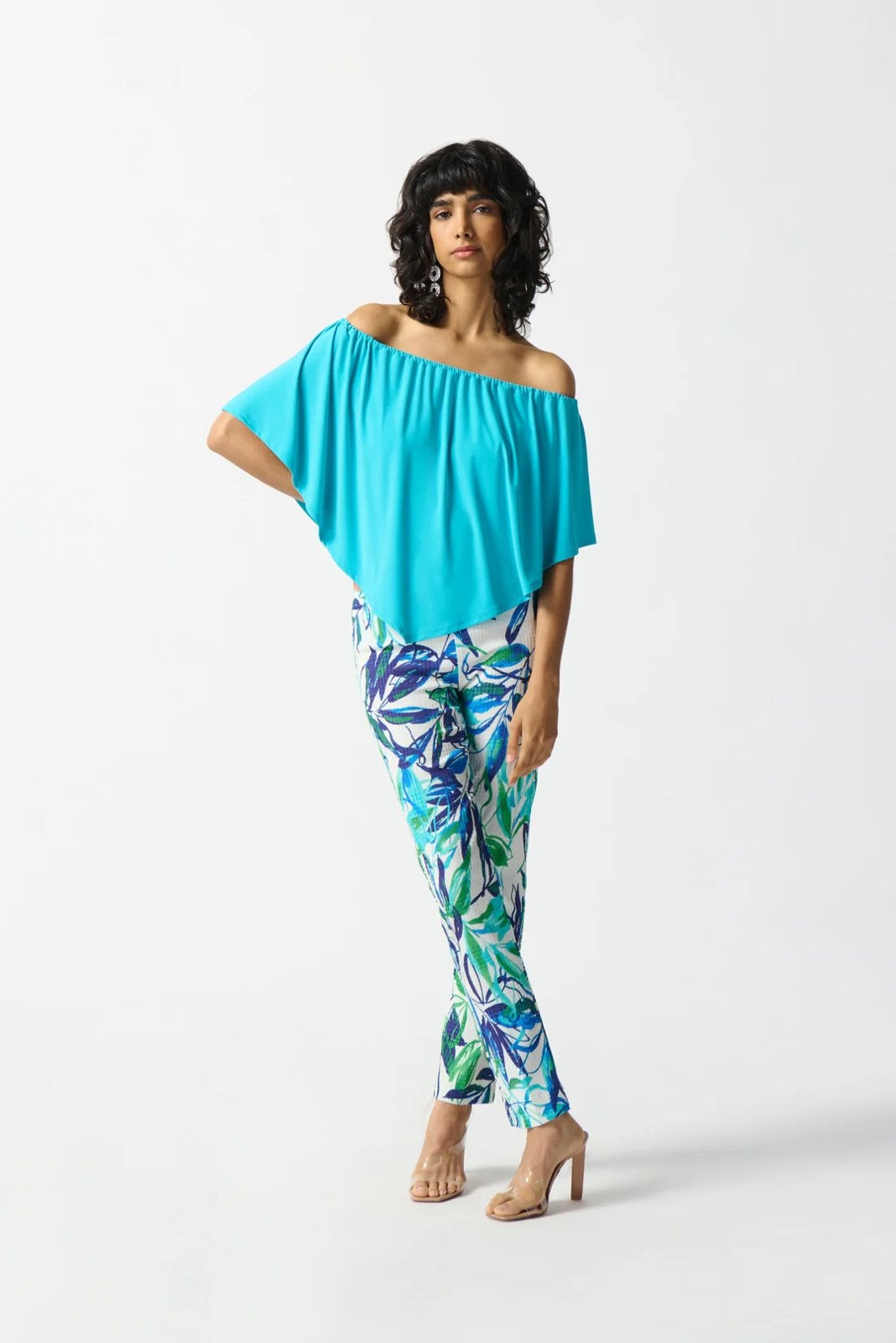 Ribkoff mooie top blouse in turqoise kan ook off shoulder 48, Verzenden, Nieuw, Maat 46/48 (XL) of groter, Overige kleuren