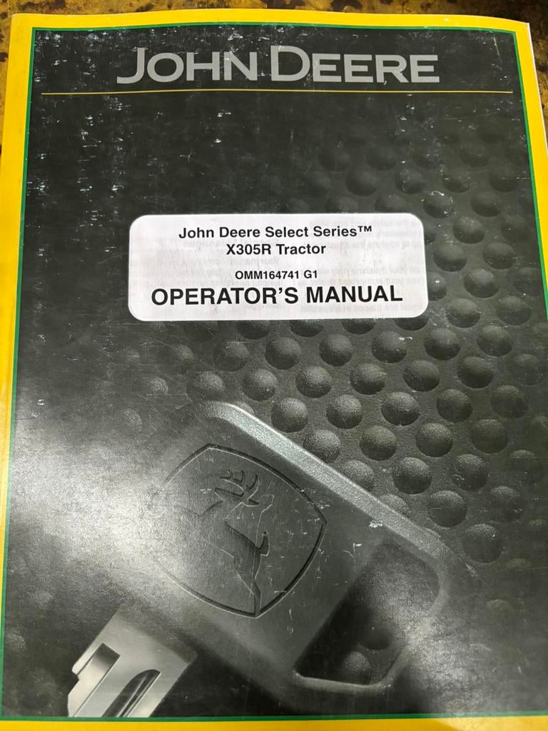 John deere x305r gazonmaaier handleiding, Ophalen of Verzenden