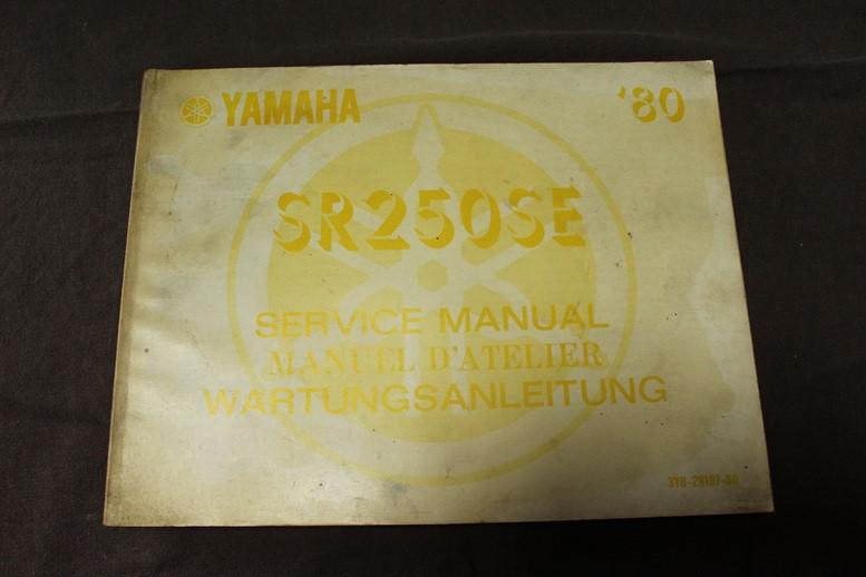 Yamaha SR250 SE 1980 motorcycle service manual SR 250, Ophalen of Verzenden, Yamaha
