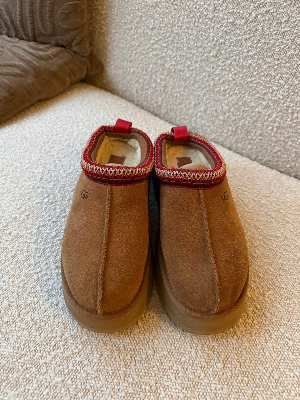 Uggs Tasman maat 39 - Zo goed als nieuw, Ophalen of Verzenden, Zo goed als nieuw, Bruin, Pantoffels of Sloffen