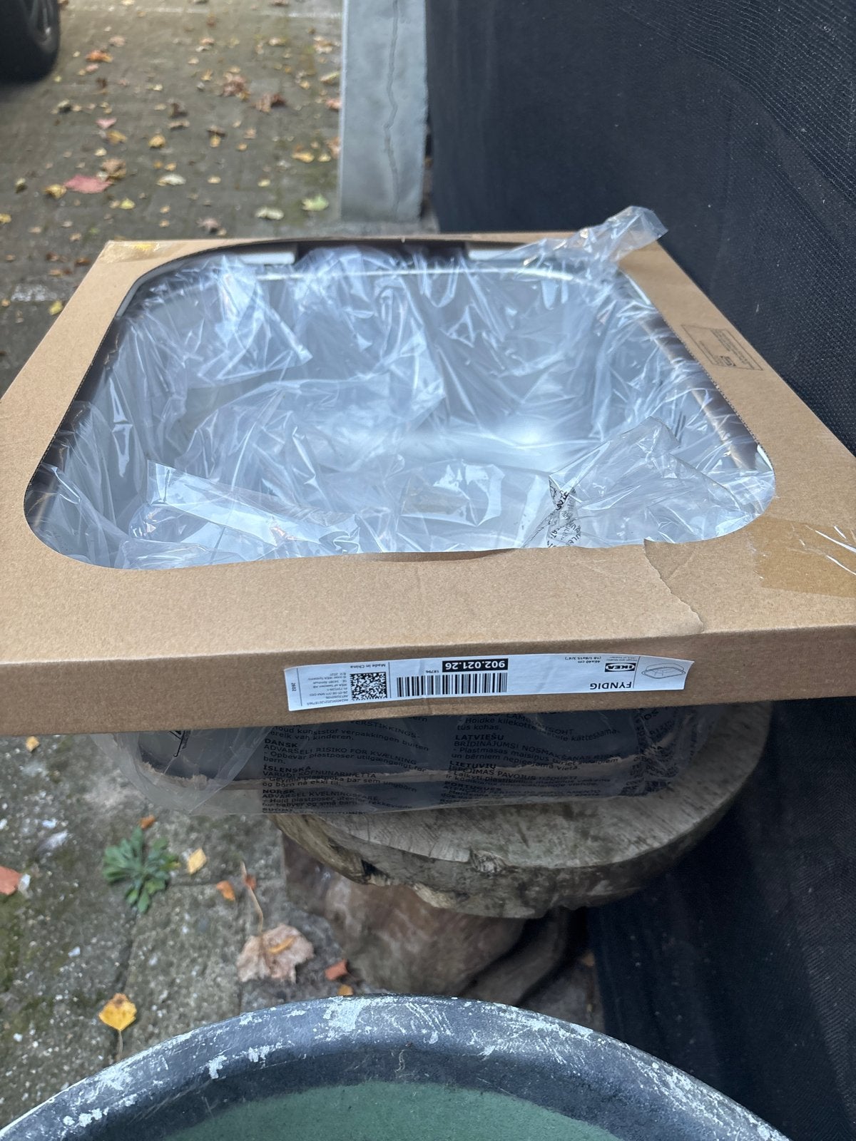 IKEA FYNDIG Spoelbak - Nieuw in verpakking, Overige typen, IKEA, Ophalen of Verzenden, Metaal