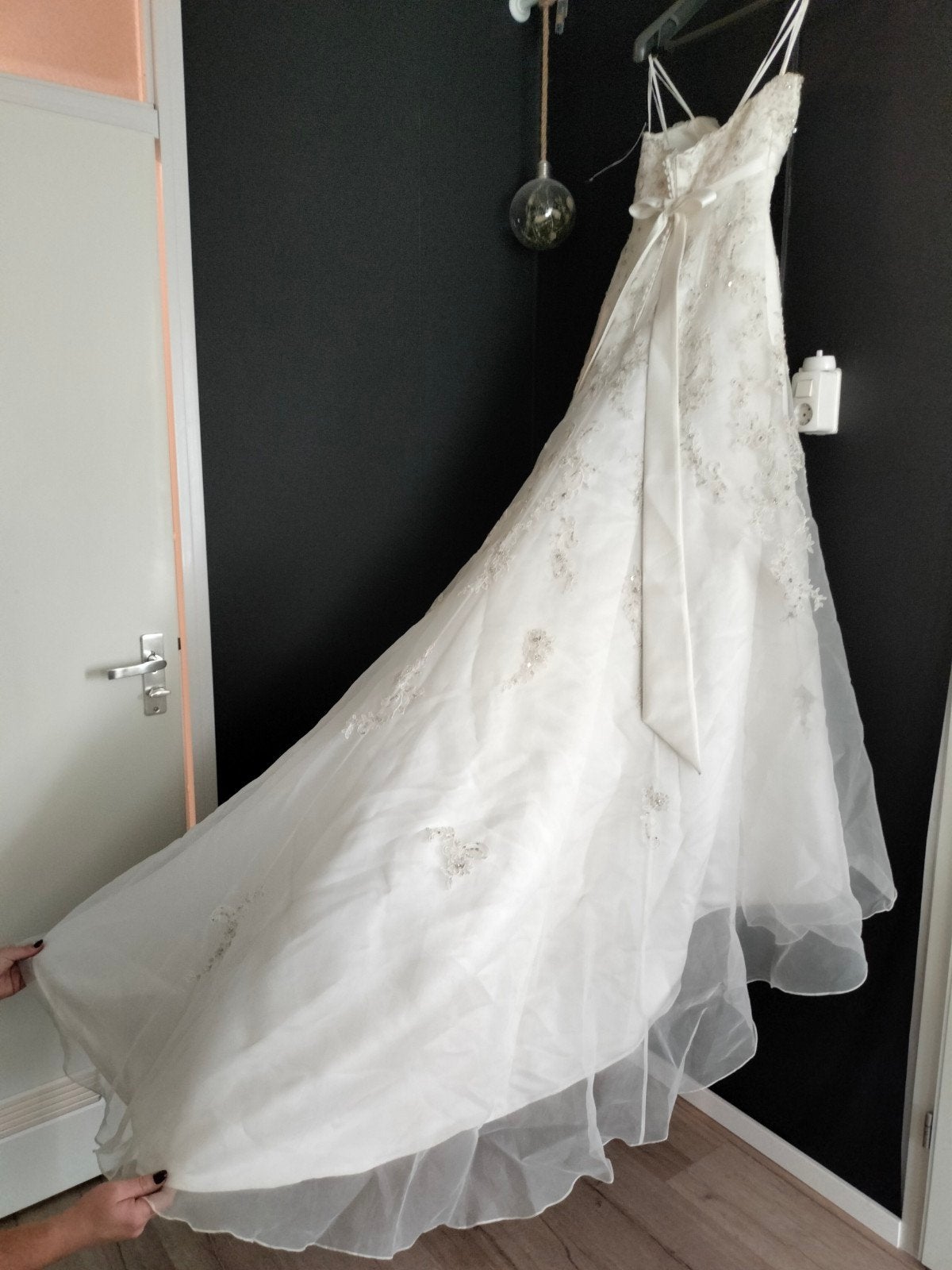 Nieuwe strapless trouwjurk maat S, Ophalen, Nieuw, Wit, Trouwjurk