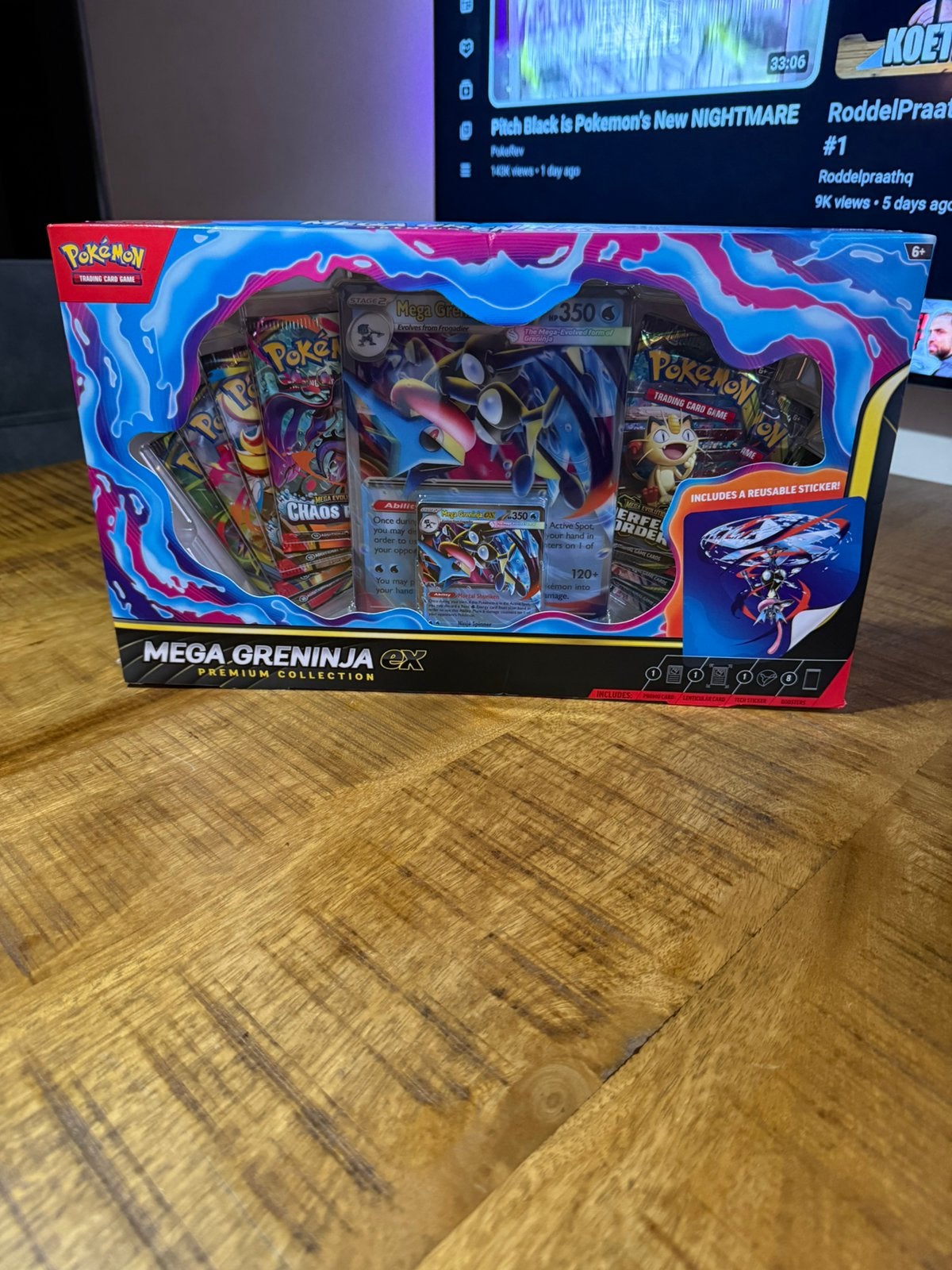 Pokemon Mega Greninja ex, Hobby en Vrije tijd, Verzamelkaartspellen | Pokémon, Ophalen of Verzenden, Nieuw