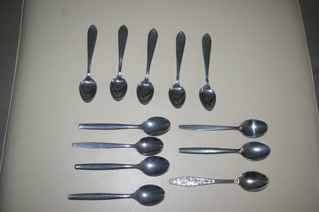 Elf theelepeltjes, Ophalen of Verzenden