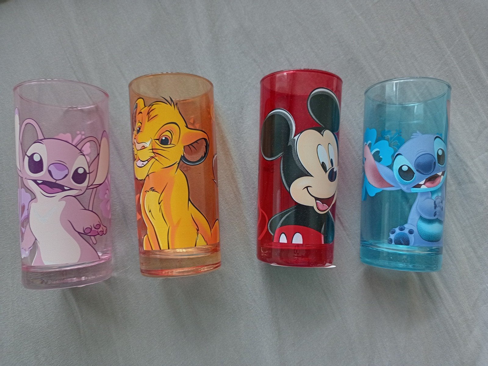 4Nieuwe Disney glazen  uit Disneyland Paris, Verzamelen, Glas en Borrelglaasjes, Ophalen, Nieuw, Overige typen