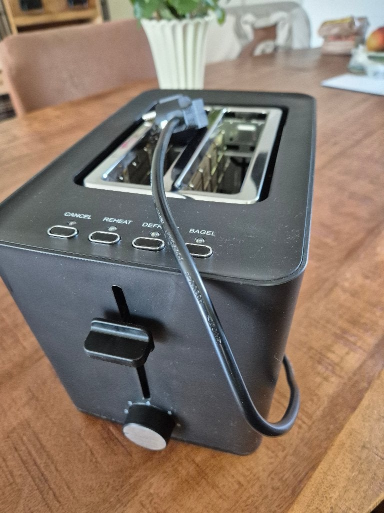 Bourgini tosti - toaster met Bagelfunctie, Witgoed en Apparatuur, Broodroosters, Zo goed als nieuw, Meer dan 8 standen, Uitneembare kruimellade