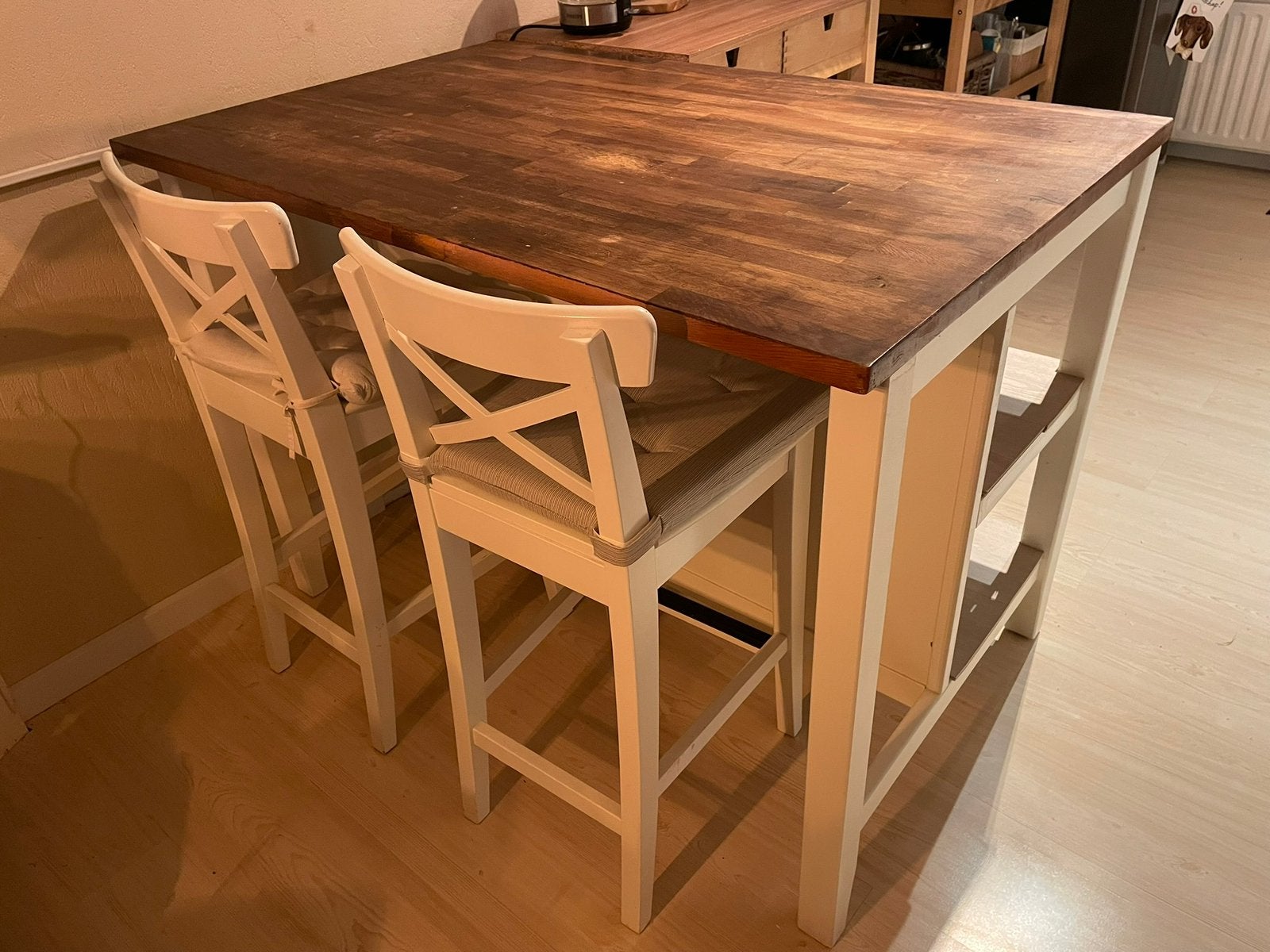Tornviken Ikea Keukenbar incl. 2 stoelen, Ophalen, Zo goed als nieuw