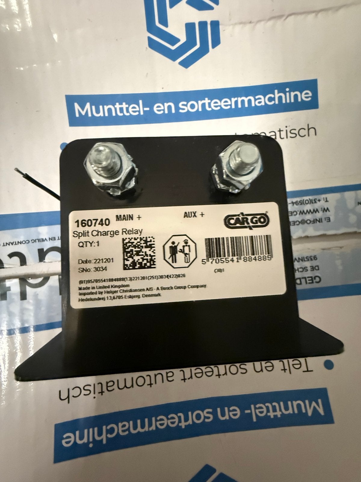 Cargo 160740 Split Charge Relais - Nieuw, Ophalen of Verzenden, Nieuw, Universele onderdelen