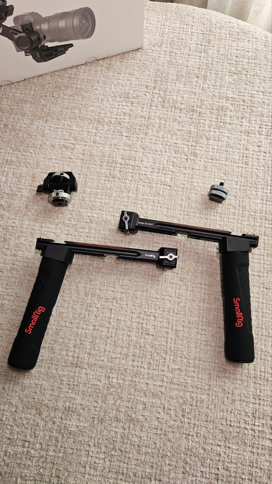 SmallRig Dual Handgrip voor DJI RS/RSC Gimbals, Audio, Tv en Foto, SmallRig, Camera rig/cage, Ophalen of Verzenden, Zo goed als nieuw
