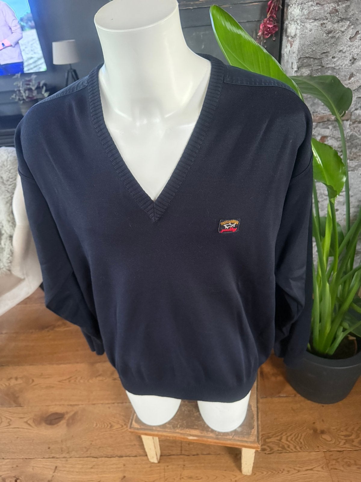 Paul&Shark trui maat 3 xl blauw, Ophalen, Gedragen, Overige maten, Blauw