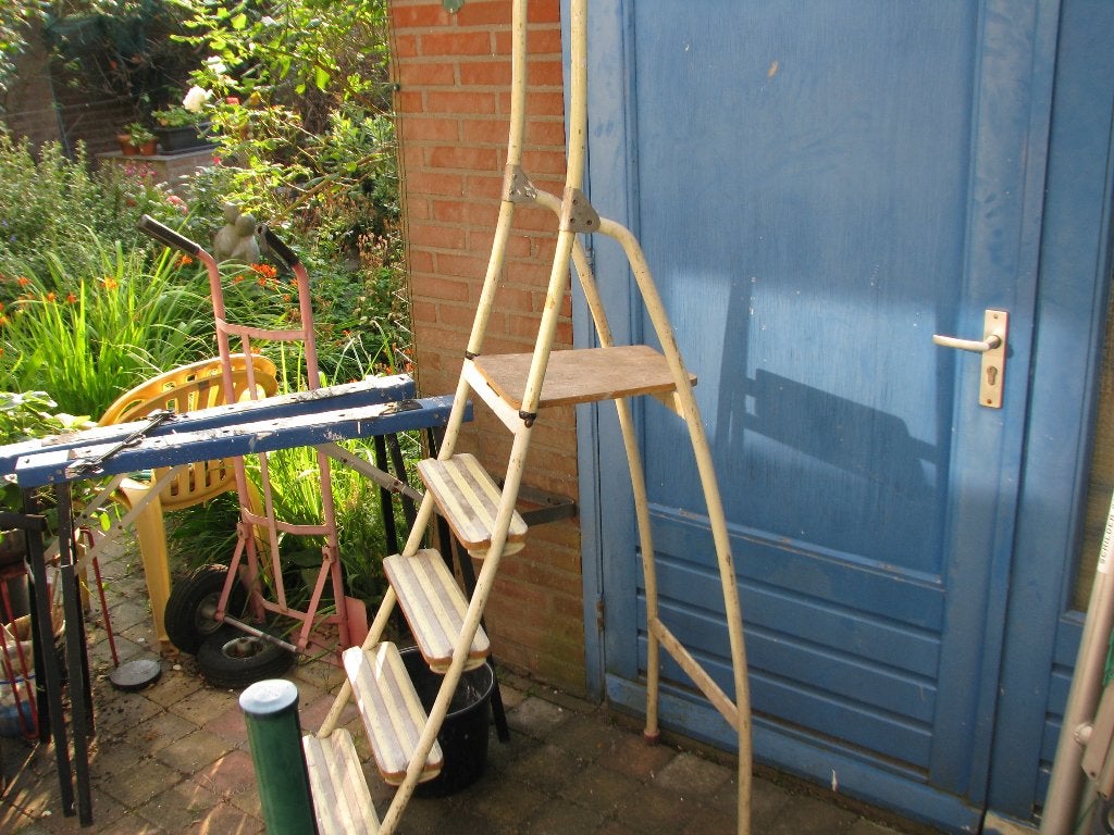 Degelijke Brabantia huishoudtrap, Ophalen, Gebruikt, Trap, Minder dan 2 meter