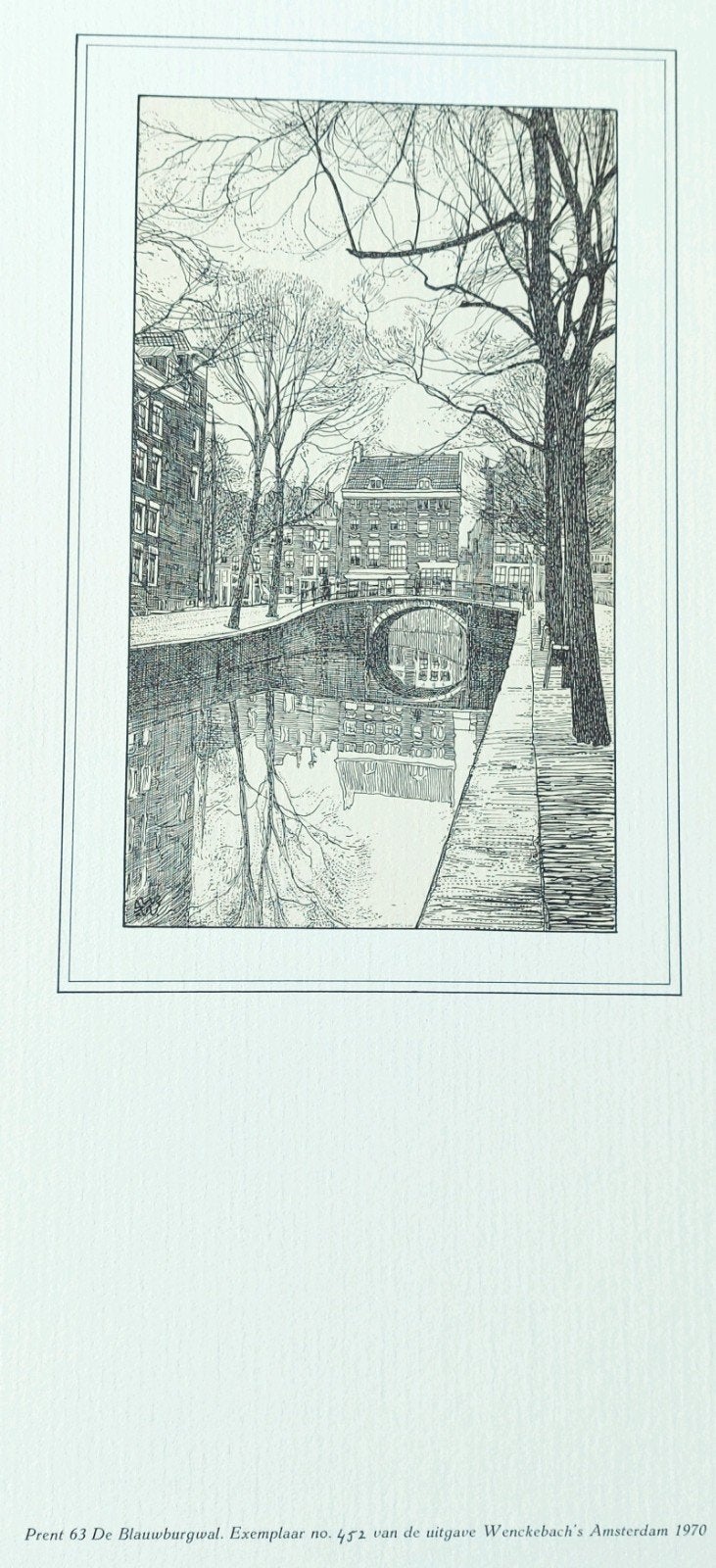 AMSTERDAM .... De Blauwburgwal .... L.W.R. Wenckebach.

Nr 6, Ophalen of Verzenden