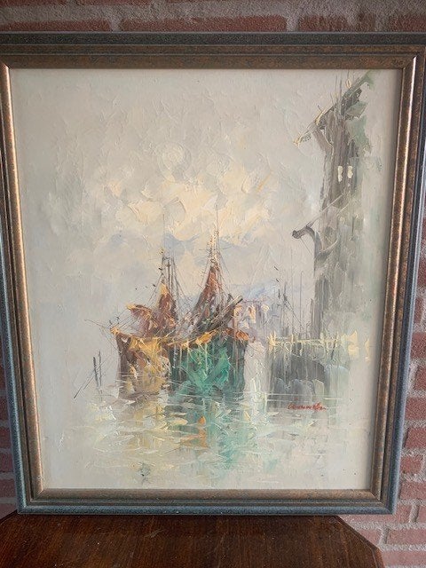 Kunst schilderij, Antiek en Kunst, Ophalen of Verzenden