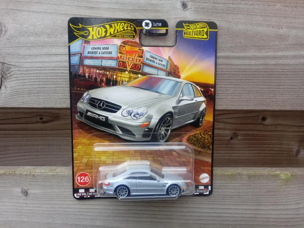 Mercedes-Benz CLK 63 AMG Black Series Hotwheels RealRiders, Ophalen, Nieuw, Auto