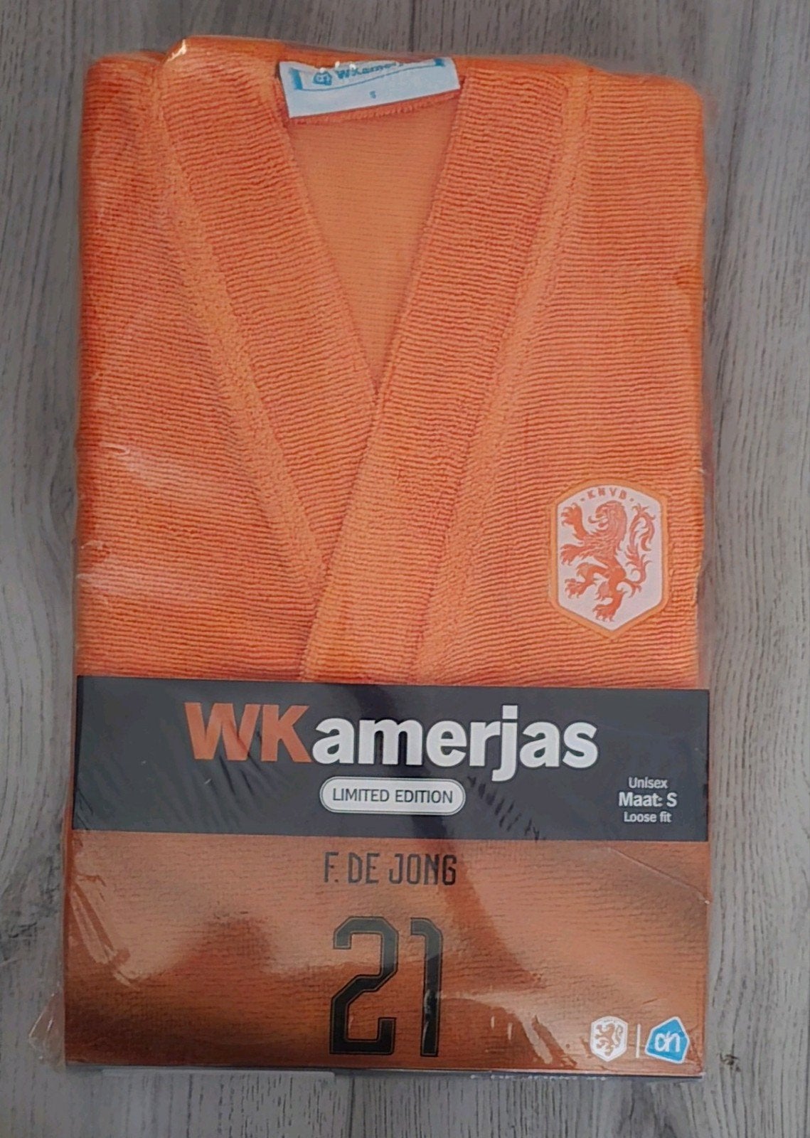 Ah Wk kamerjas wk badjas frenkie de jong, Verzamelen, Albert Heijn, Ophalen of Verzenden