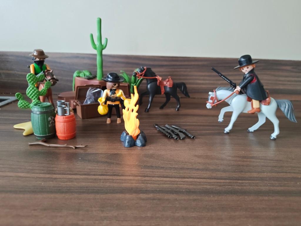 29. Playmobil Western Set, sheriff en bandietenhol, Kinderen en Baby's, Speelgoed | Playmobil, Ophalen of Verzenden, Zo goed als nieuw