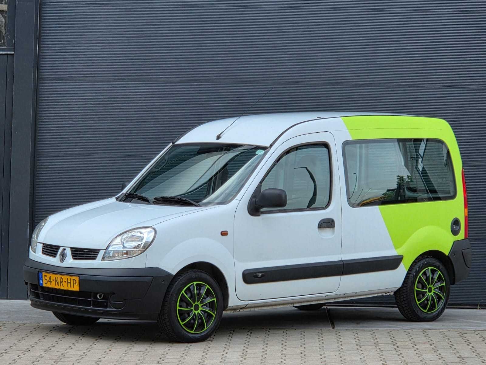 Renault - 2004 - Kangoo - 1.2 Authentique - 54-NR-HP, Voorwielaandrijving, Wit, Handgeschakeld, Kangoo