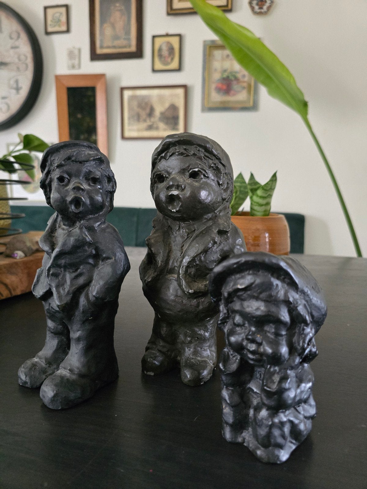 Prachtige set van 3 originele beeldjes Truus Coumans, Ophalen of Verzenden