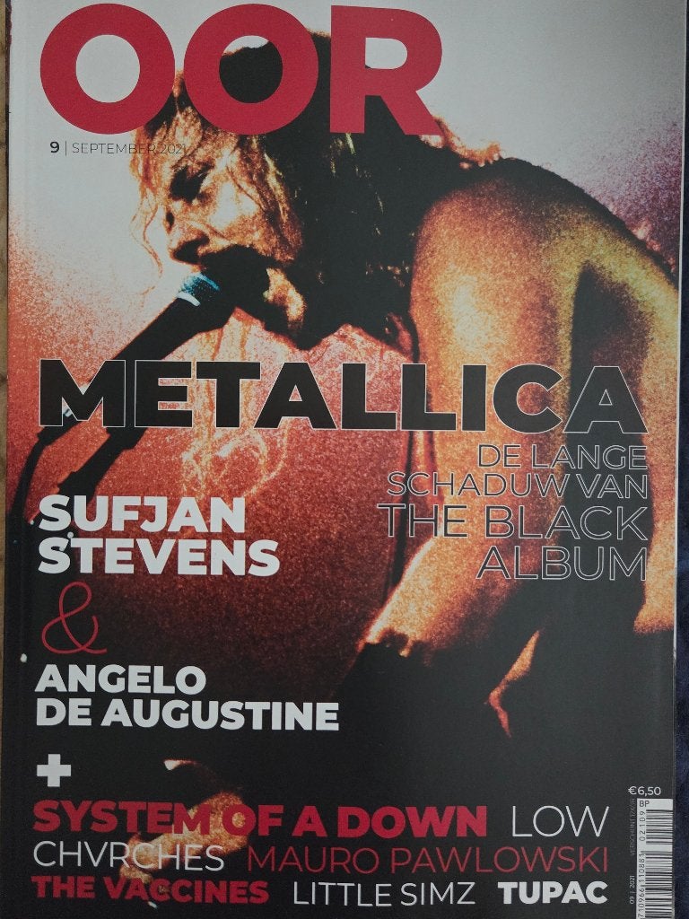 OOR 09-2021 Metallica Sufjan Stevens Angelo de Augustine Sy, Ophalen of Verzenden, Zo goed als nieuw, Muziek, Film of Tv