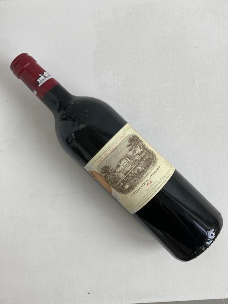 Chateau Lafite Rothschild -Pauillac 1998 -rode wijn, Ophalen, Frankrijk, Zo goed als nieuw, Rode wijn