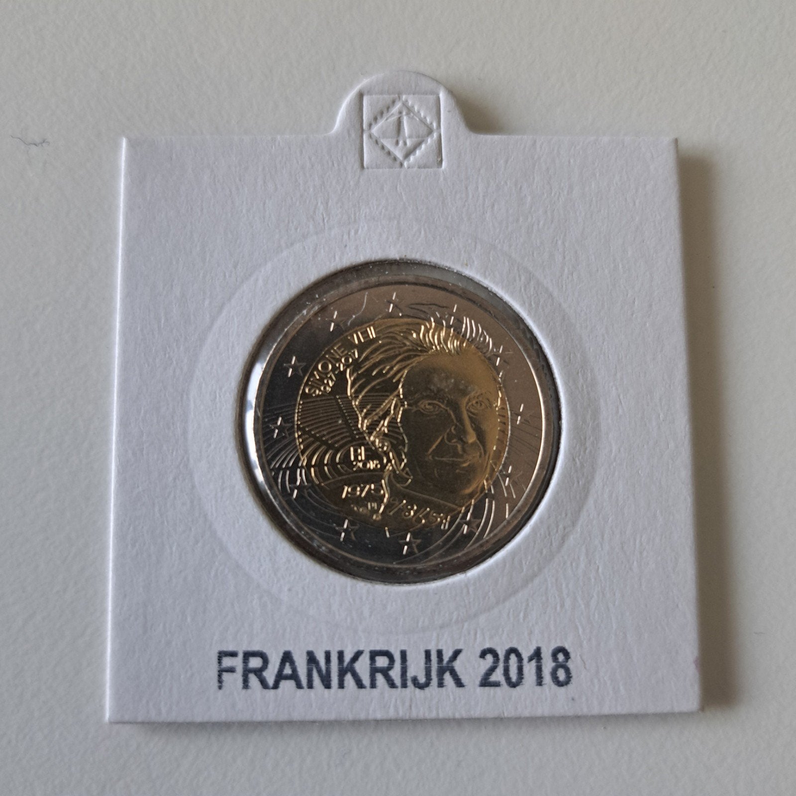 Frankrijk 2 euro 2018 Simone Veil herdenkingsmunt UNC, Ophalen of Verzenden, Frankrijk, 2 euro, Losse munt