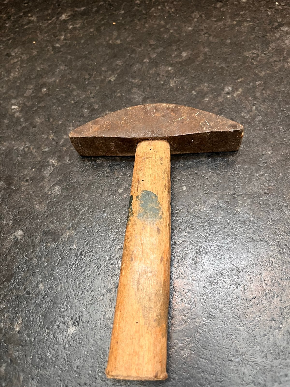Oude Haarhamer voor zeis - vintage gereedschap, Ophalen of Verzenden, Gebruikt, Hamer