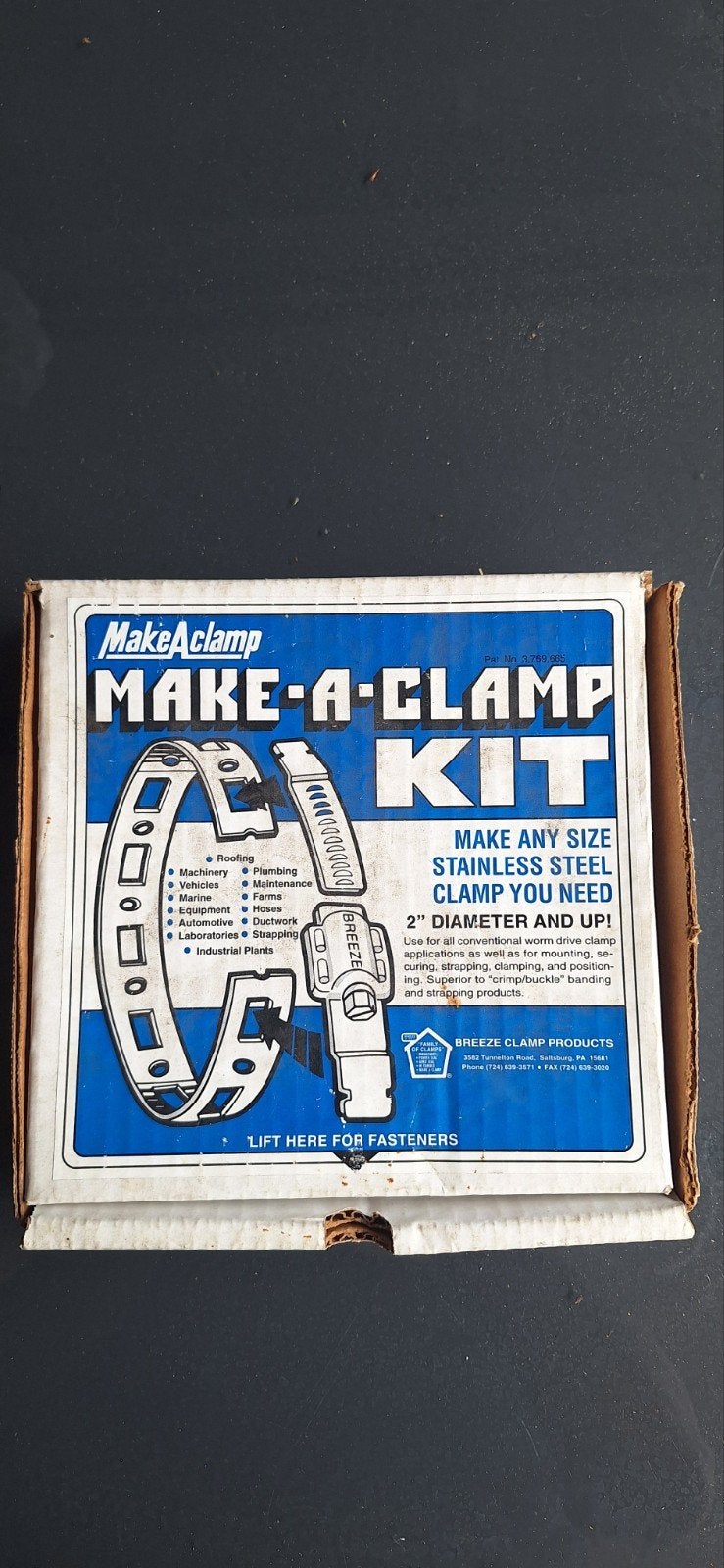 Make-A-Clamp Kit - Roestvrijstalen klemmen set, 250 mm of meer, Overige typen, Nieuw, Ophalen of Verzenden